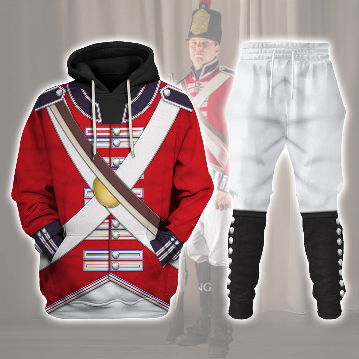 Gearhomie British Line Regiment (1802-1812) Uniform All Over Print track suit 