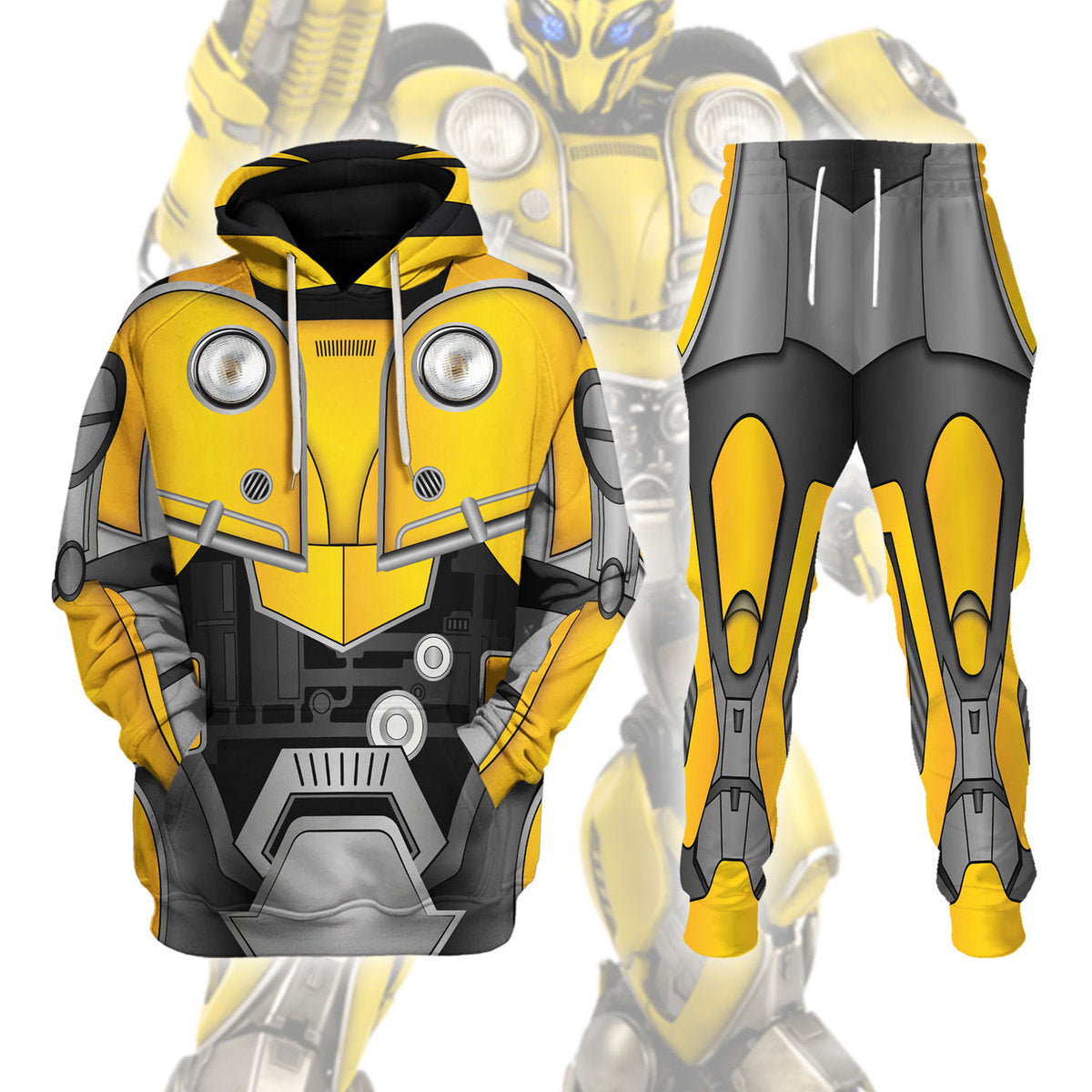 Gearhomie Bumblebee Costume Cosplay track suit 