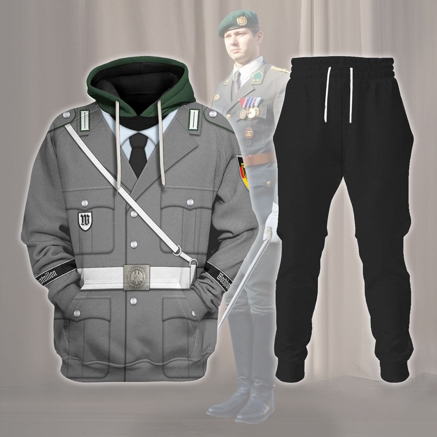 Gearhomie Bundeswehr Wachbataillon Hauptgefreiter Costume track suit 