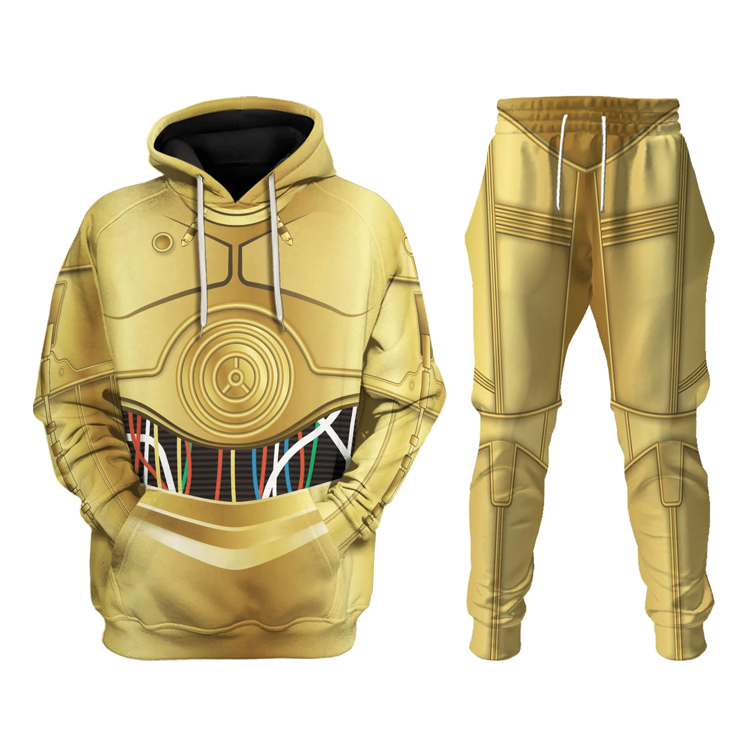 Gearhomie C-3PO Costume track suit 