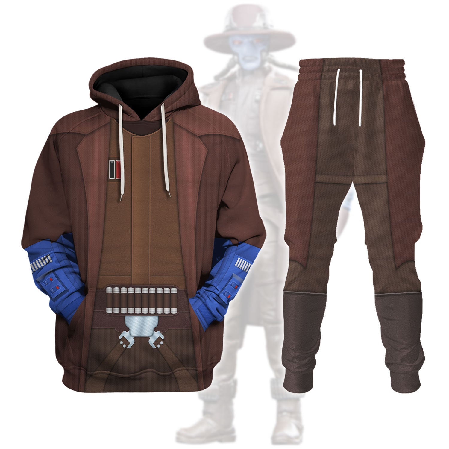 Gearhomie Cad Bane's Bounty Hunter Costume track suit 