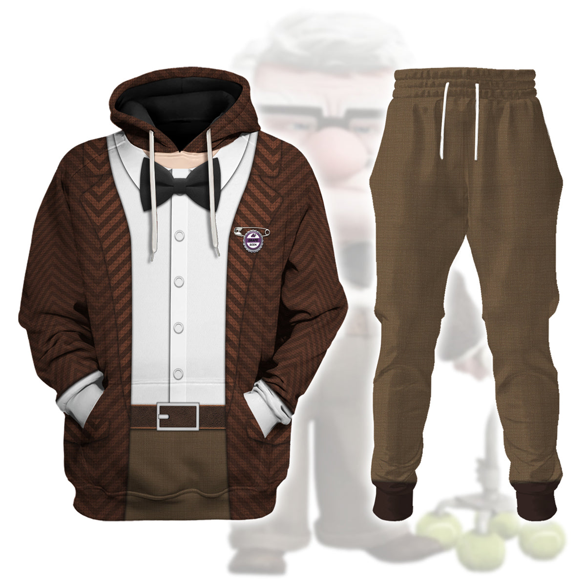 Gearhomie Carl Fredricksen Costume track suit 