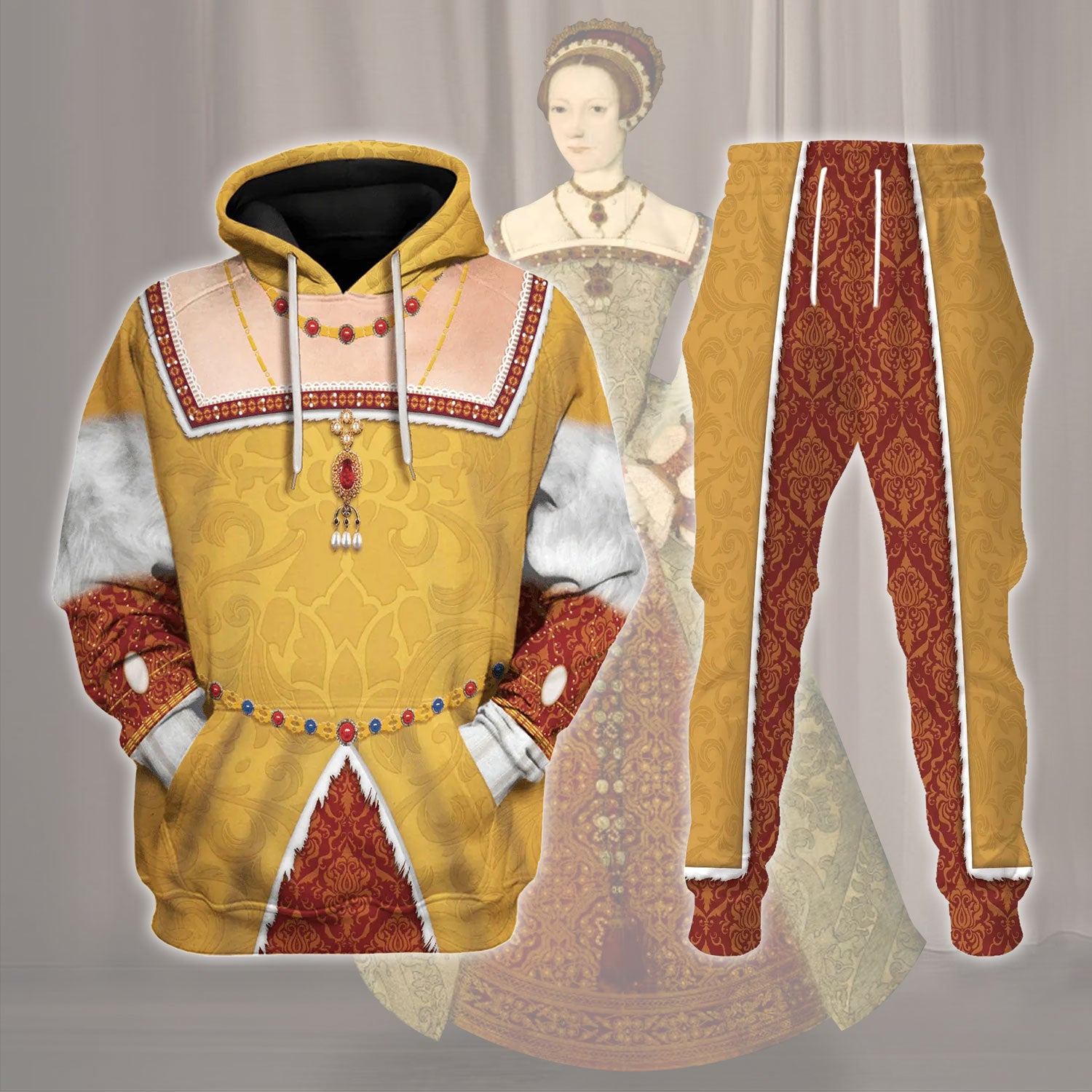 Gearhomie Catherine Parr Queen of England and Ireland Costume track suit 