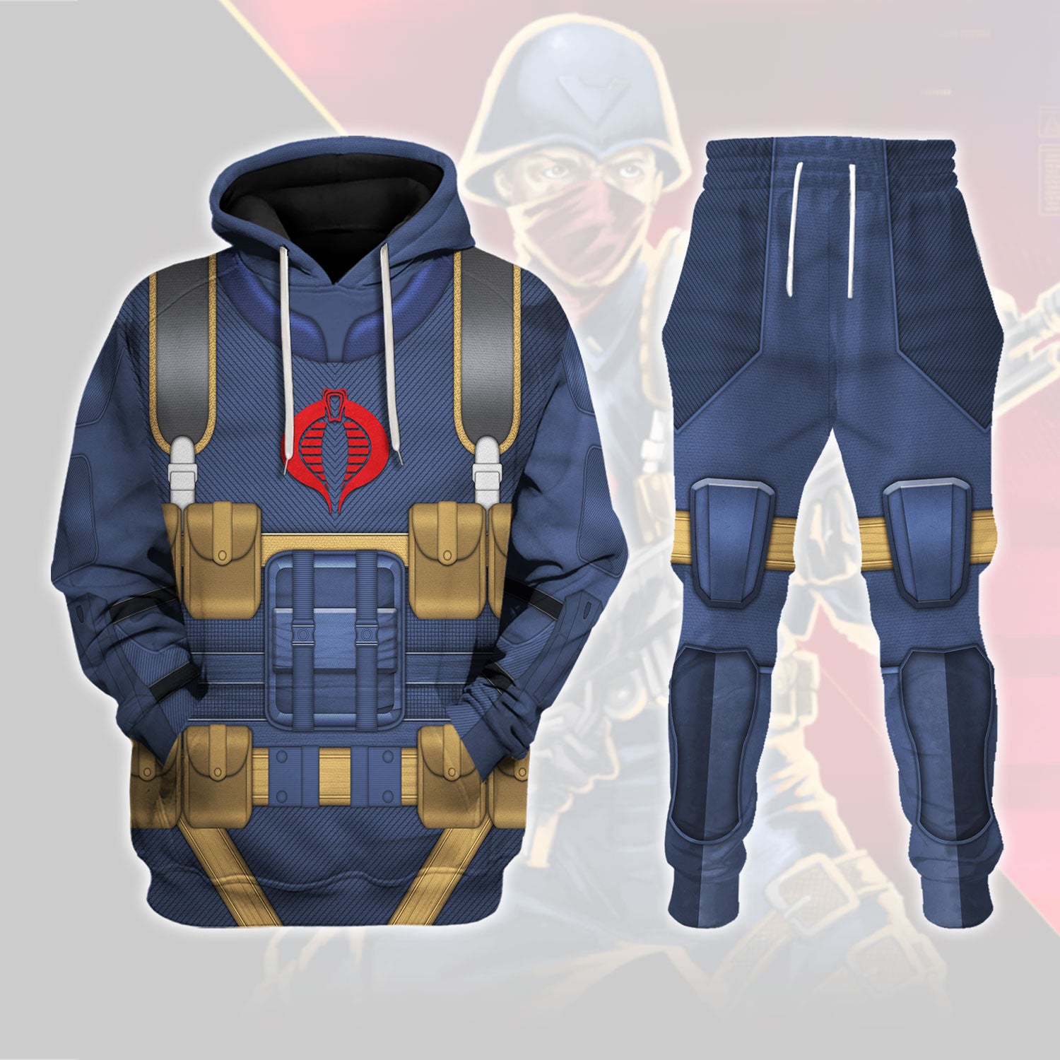 Gearhomie Cobra Trooper Costumes  track suit