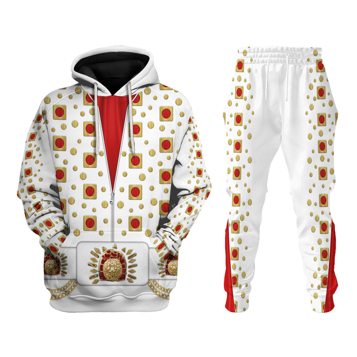 Gearhomie Elvis Eyelet Suit Costume track suit 