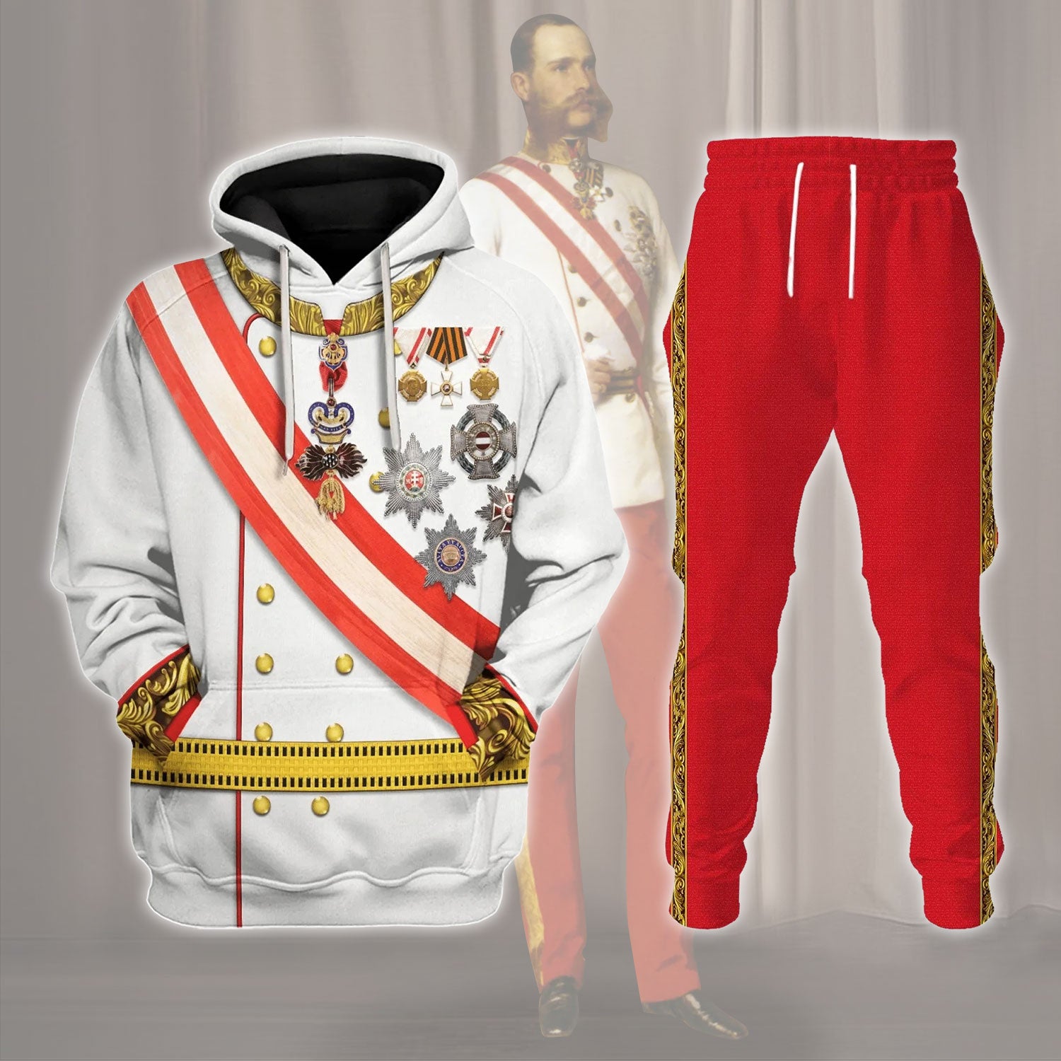 Gearhomie Emperor Franz Joseph I Costume track suit 