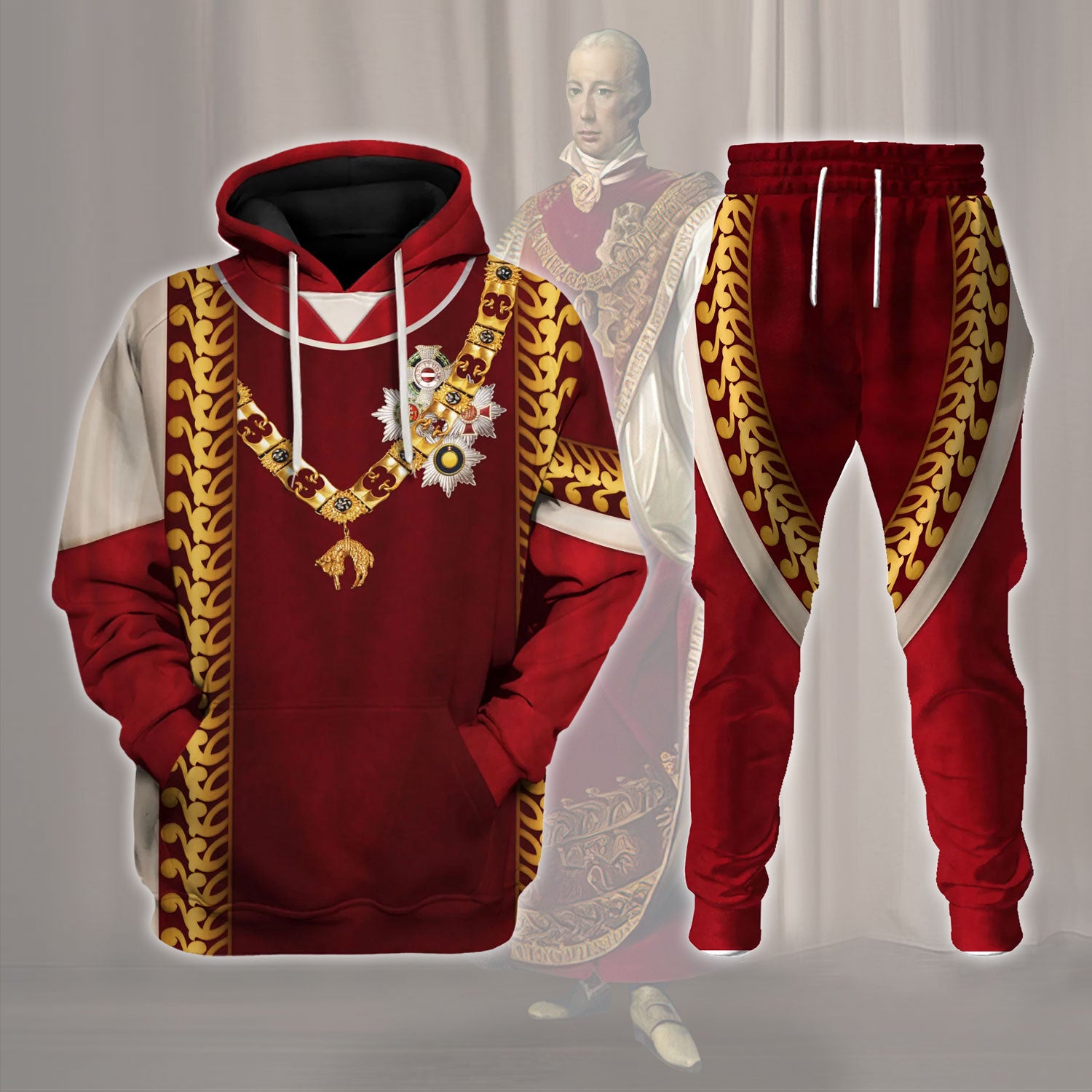 Gearhomie Francis II Holy Roman Emperor Costume track suit 