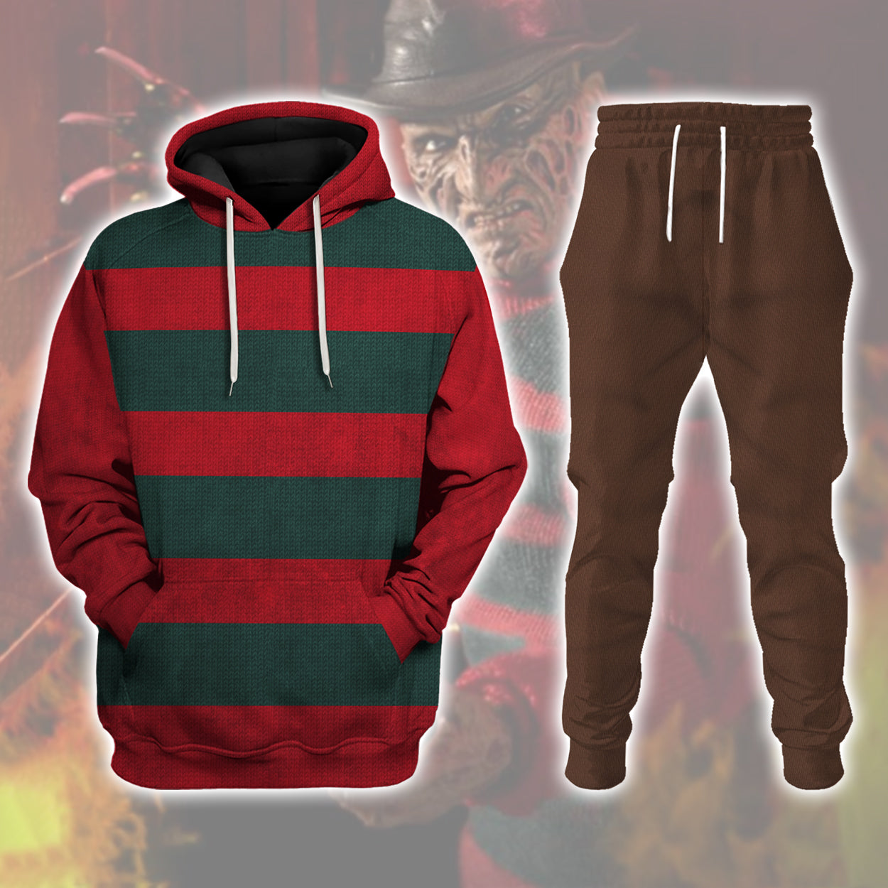 Gearhomie Freddy Krueger Costume track suit