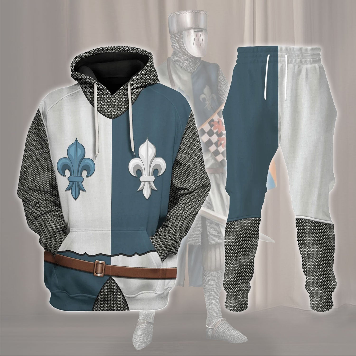 Gearhomie French Knight Costume track suit 