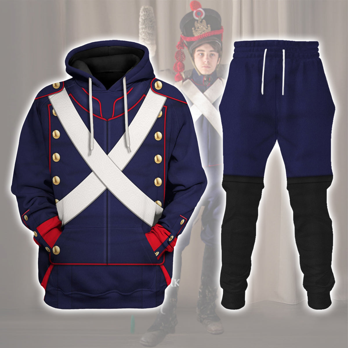 Gearhomie French Line Foot Artillery-1812-1815 Uniform All Over Print track suit