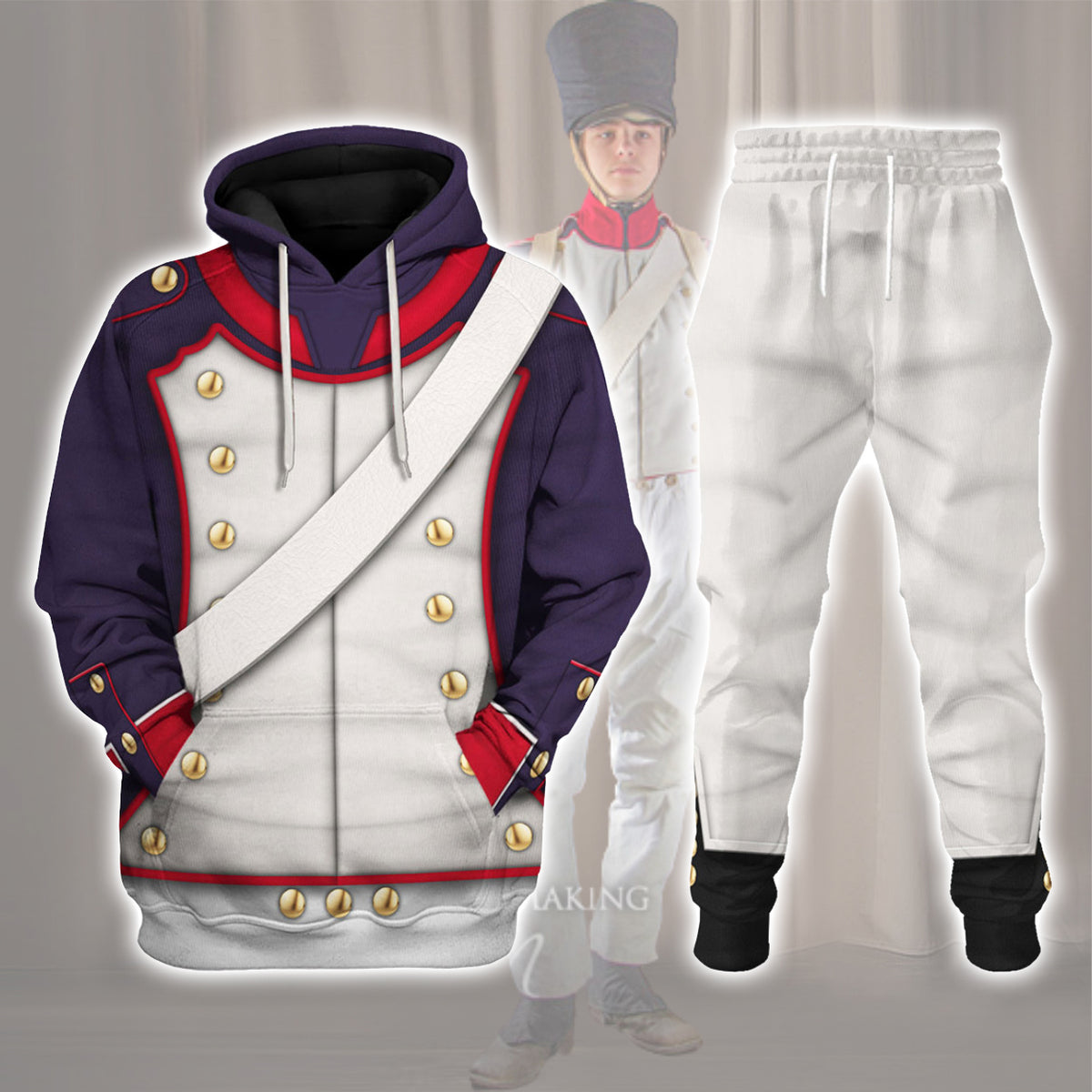 Gearhomie French Line Infantry-Centre Company (1812-1815) Uniform All Over Print track suit 