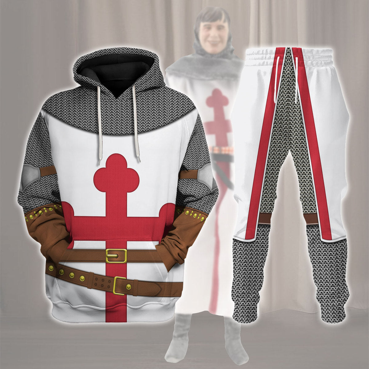 Gearhomie Galahad Knight Costume track suit 