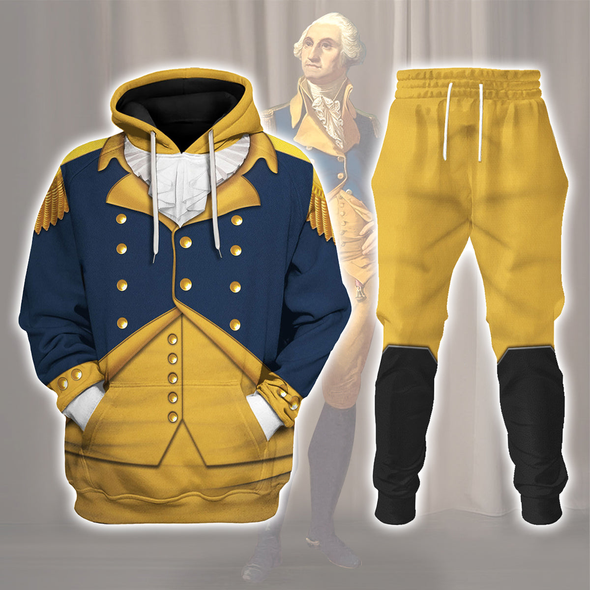 Gearhomie General George Washington Costume track suit