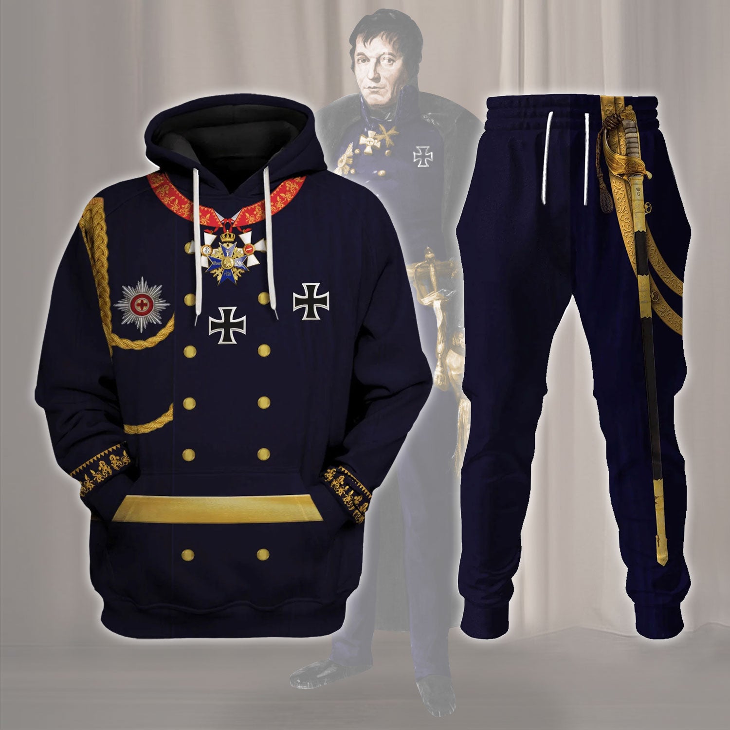 Gearhomie General Gerhard von Scharnhorst Costume track suit