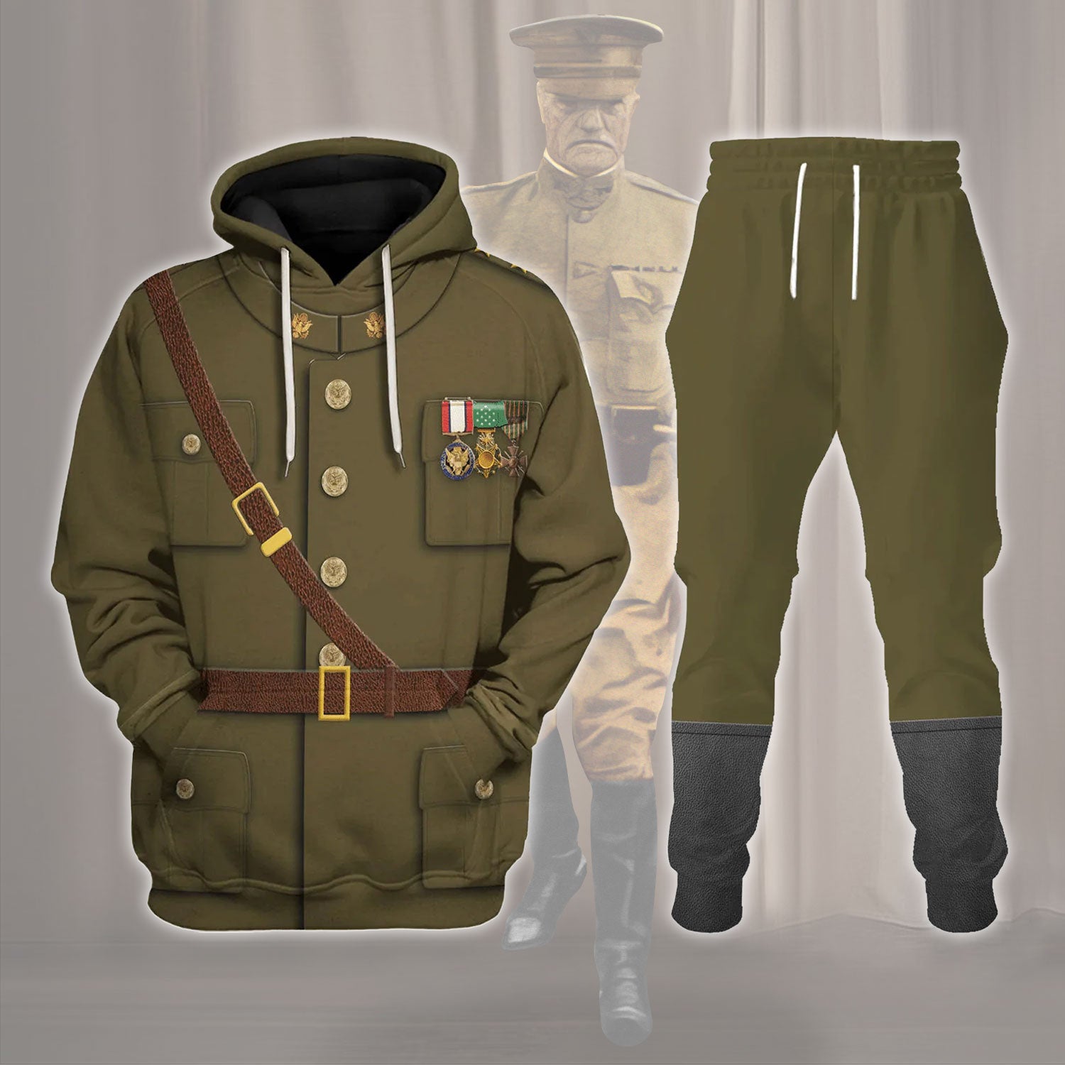 Gearhomie General John J. Jack Pershing Costume track suit 