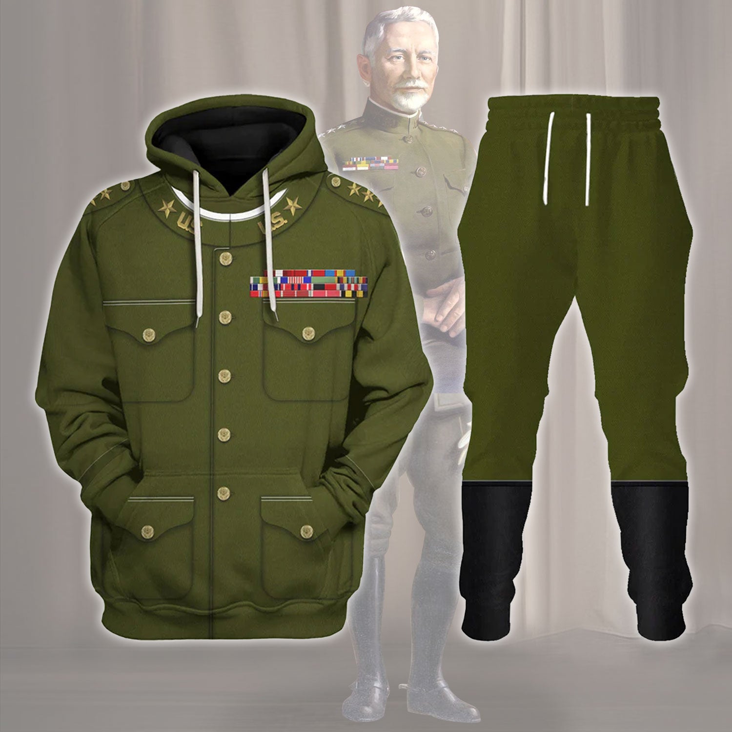 Gearhomie General Peyton C. March Costume track suit 