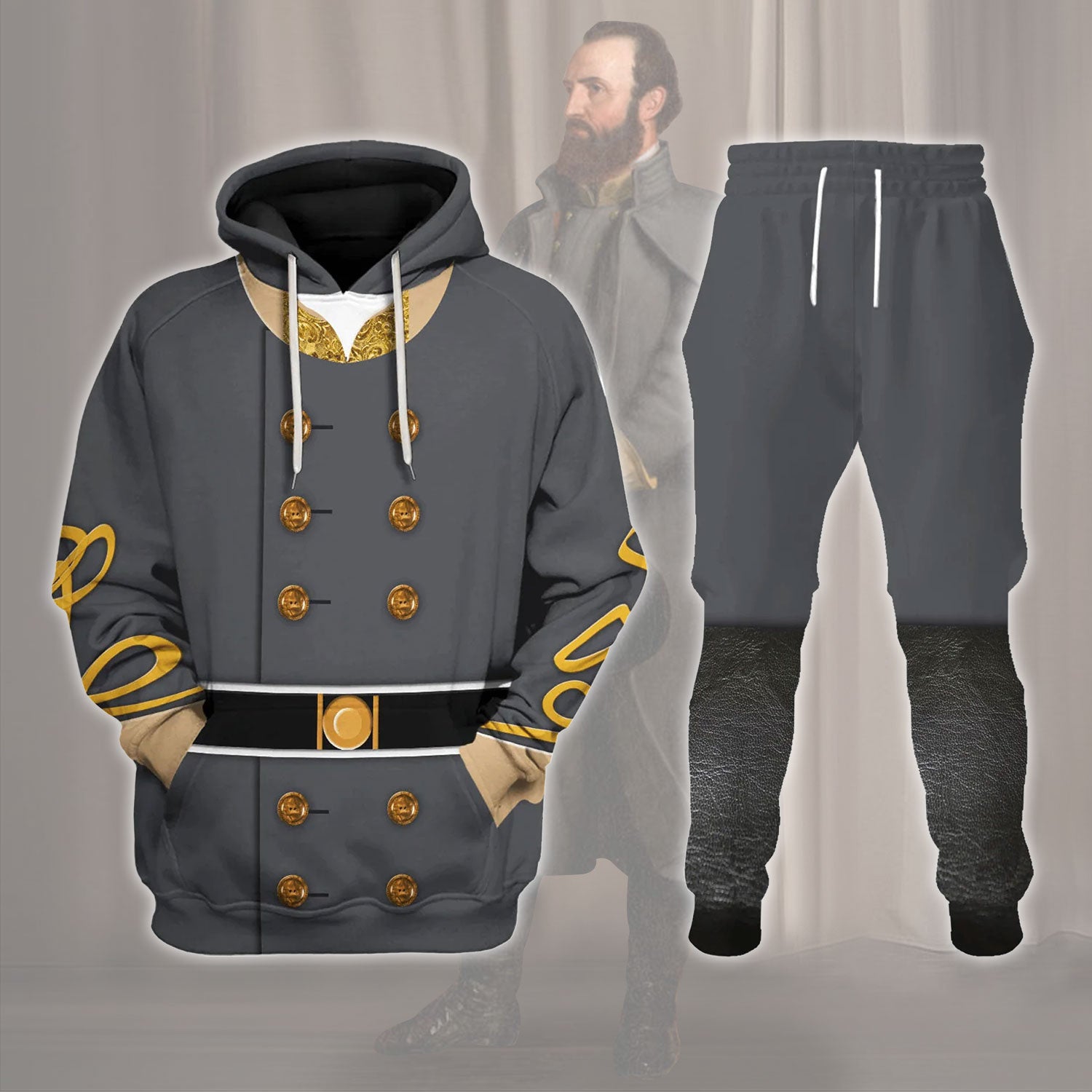 Gearhomie General Thomas Stonewall Jackson Costume track suit 