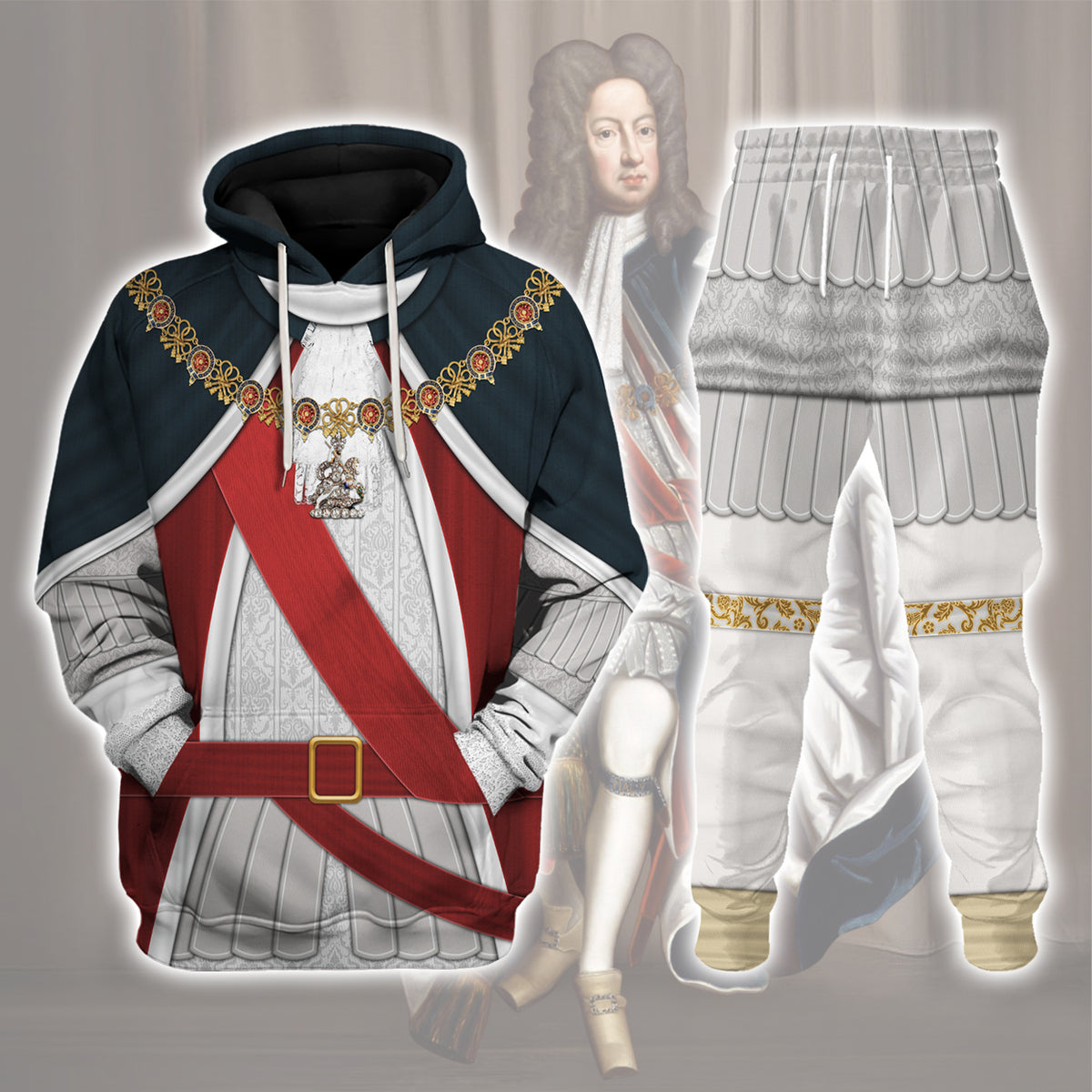 Gearhomie George I of England Costume track suit 