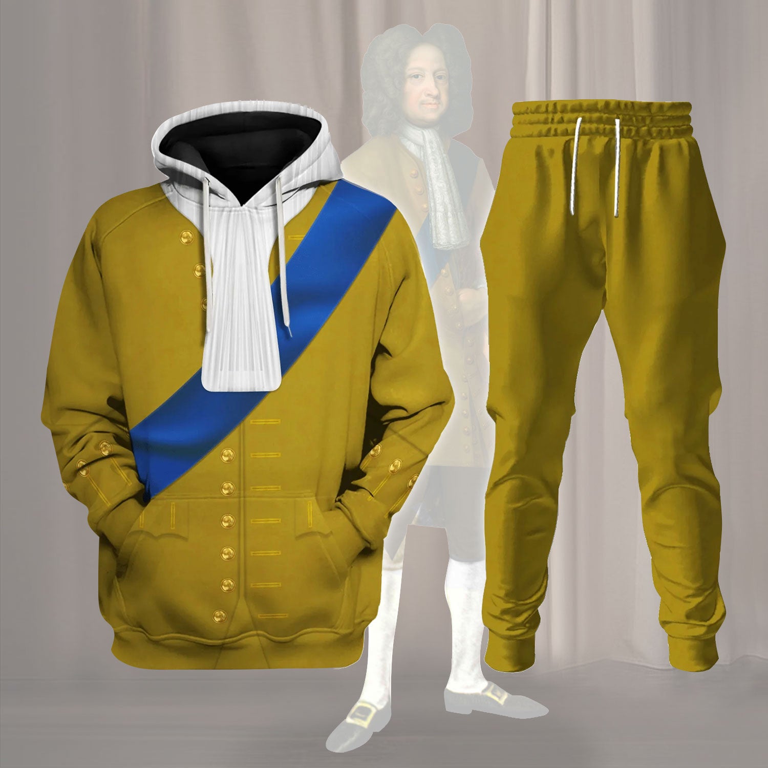 Gearhomie George I of Great Britain Costume track suit 