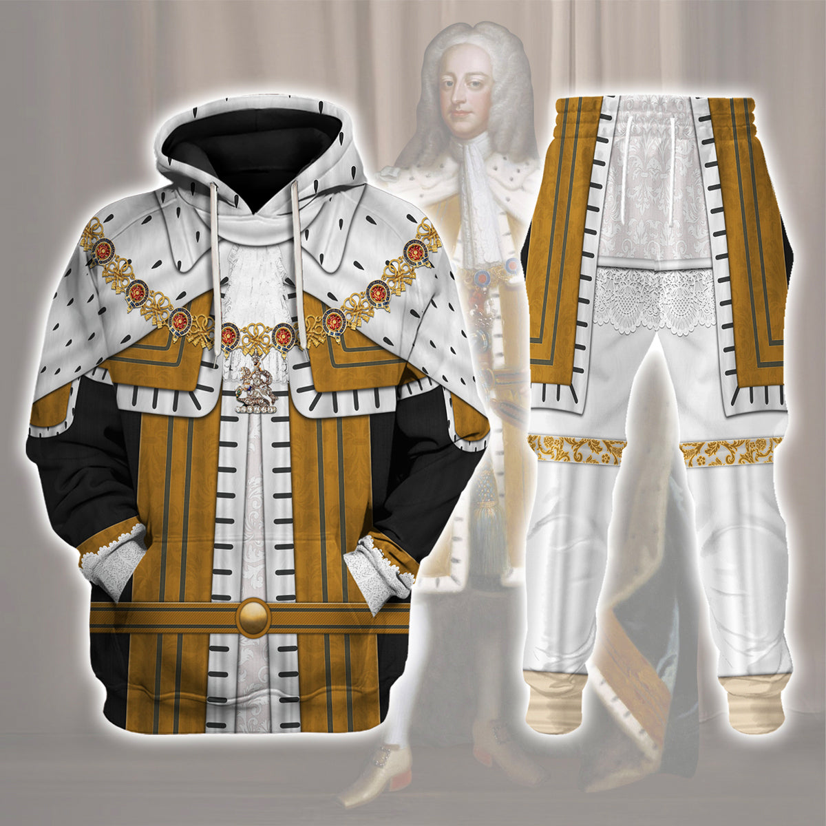 Gearhomie George II of England Costume track suit 