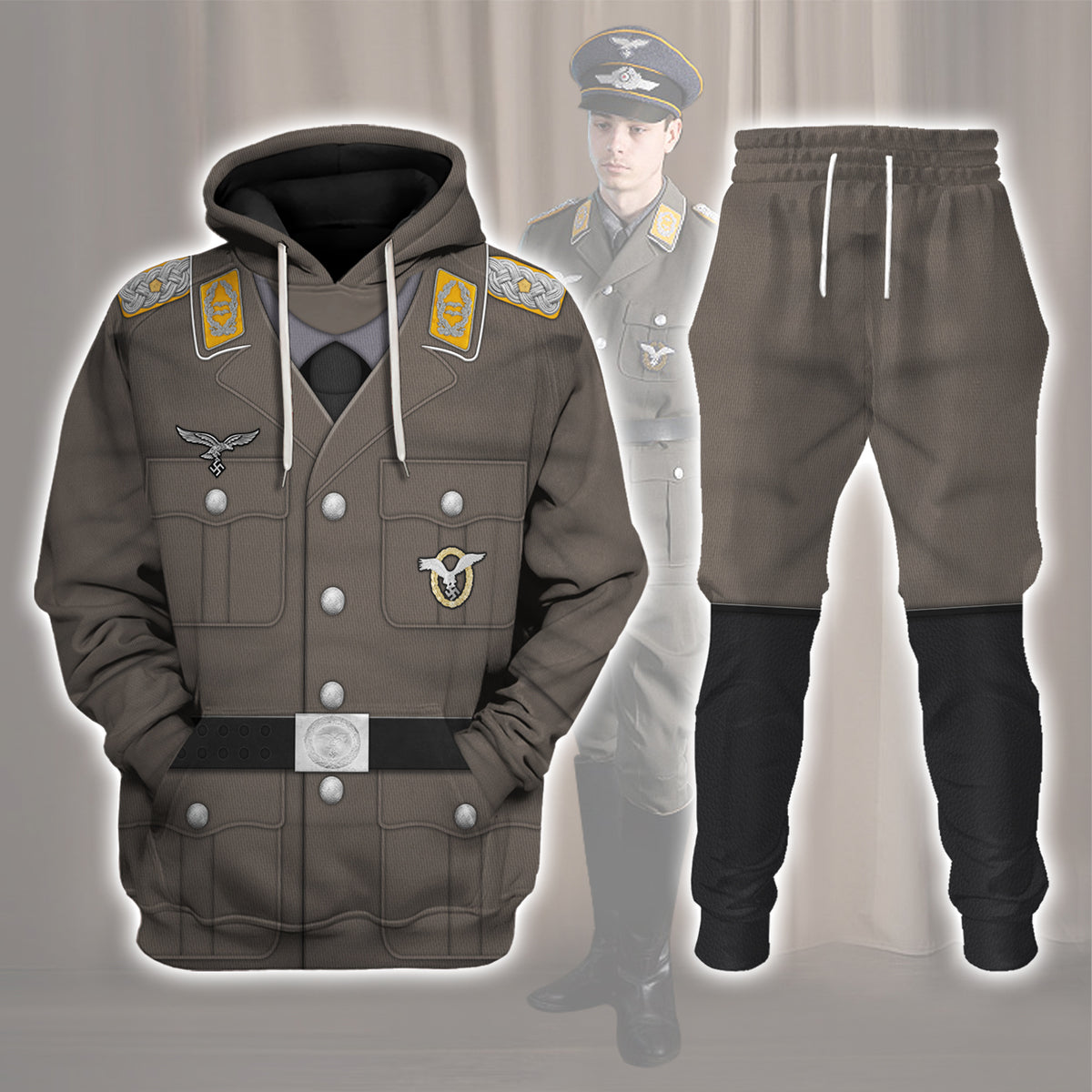 Gearhomie German Air Force (Luftwaffe)-Pilot-Full Dress Costume track suit 