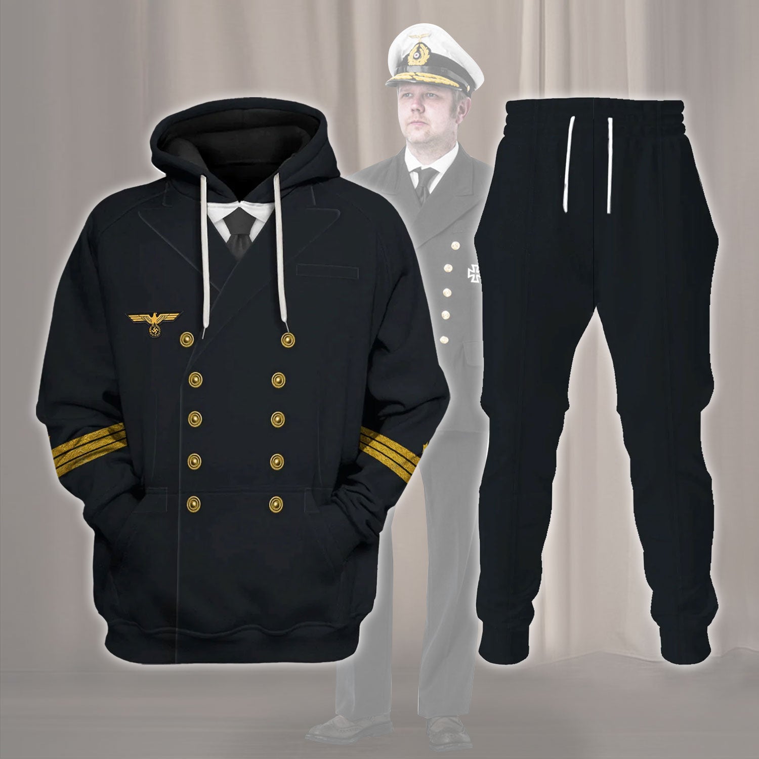 Gearhomie German WWII Kriegsmarine (War Navy) Costume 2  track suit 