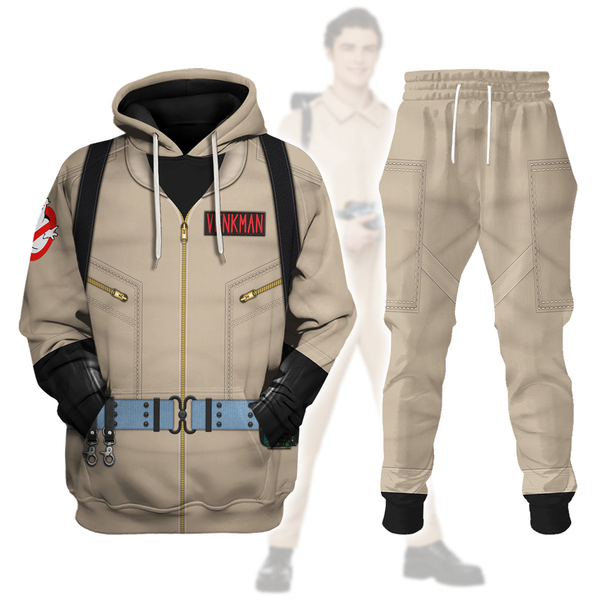 Gearhomie Ghostbusters Costume track suit 