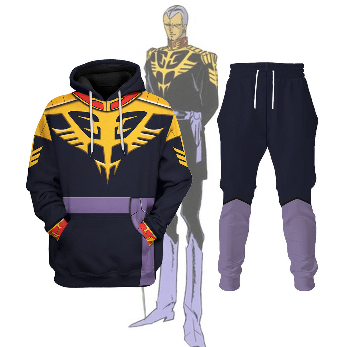 Gearhomie Gihren Zabi Gundam Costume All Over Print track suit 