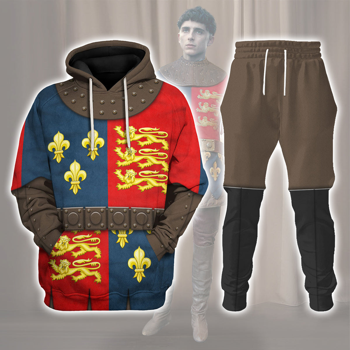 Gearhomie Henry V of England Knights Costume track suit 