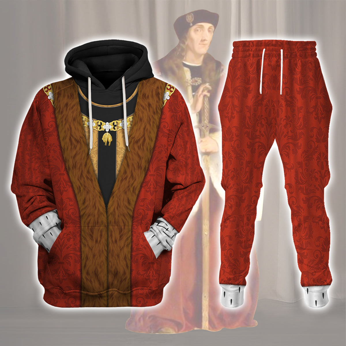 Gearhomie Henry VII of England Costume track suit 