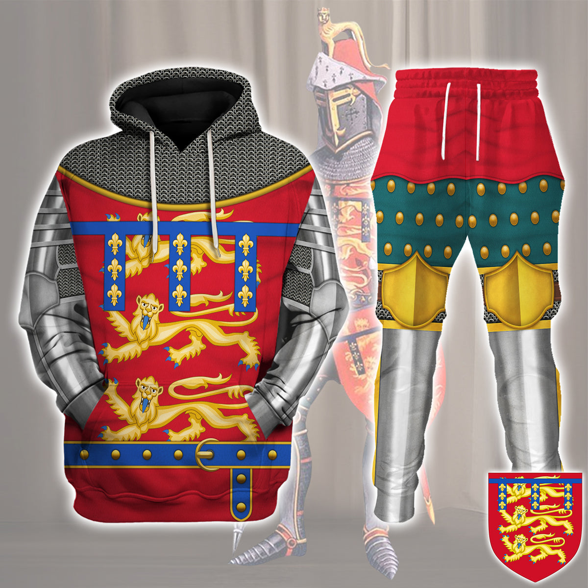 Gearhomie Henry of Grosmont, 1st Duke of Lancaster Costume track suit 