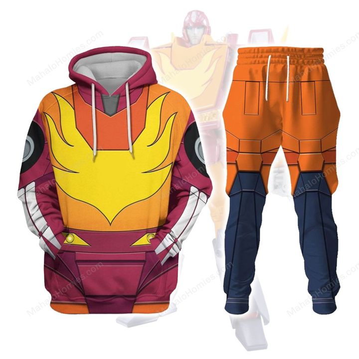 Gearhomie Hot Rodimus Costume Cosplay track suit 