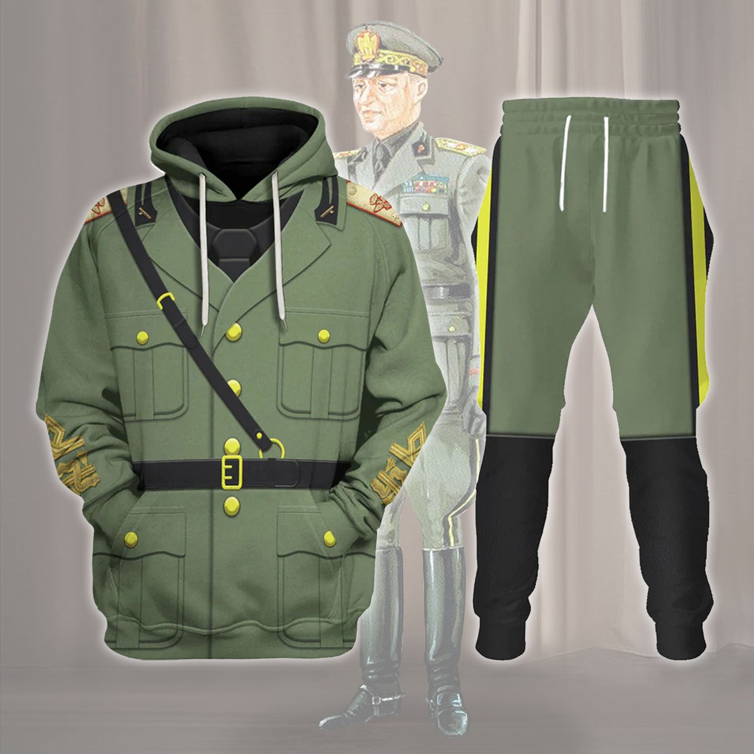 Gearhomie Italian Military Of World War 2 Costume track suit 