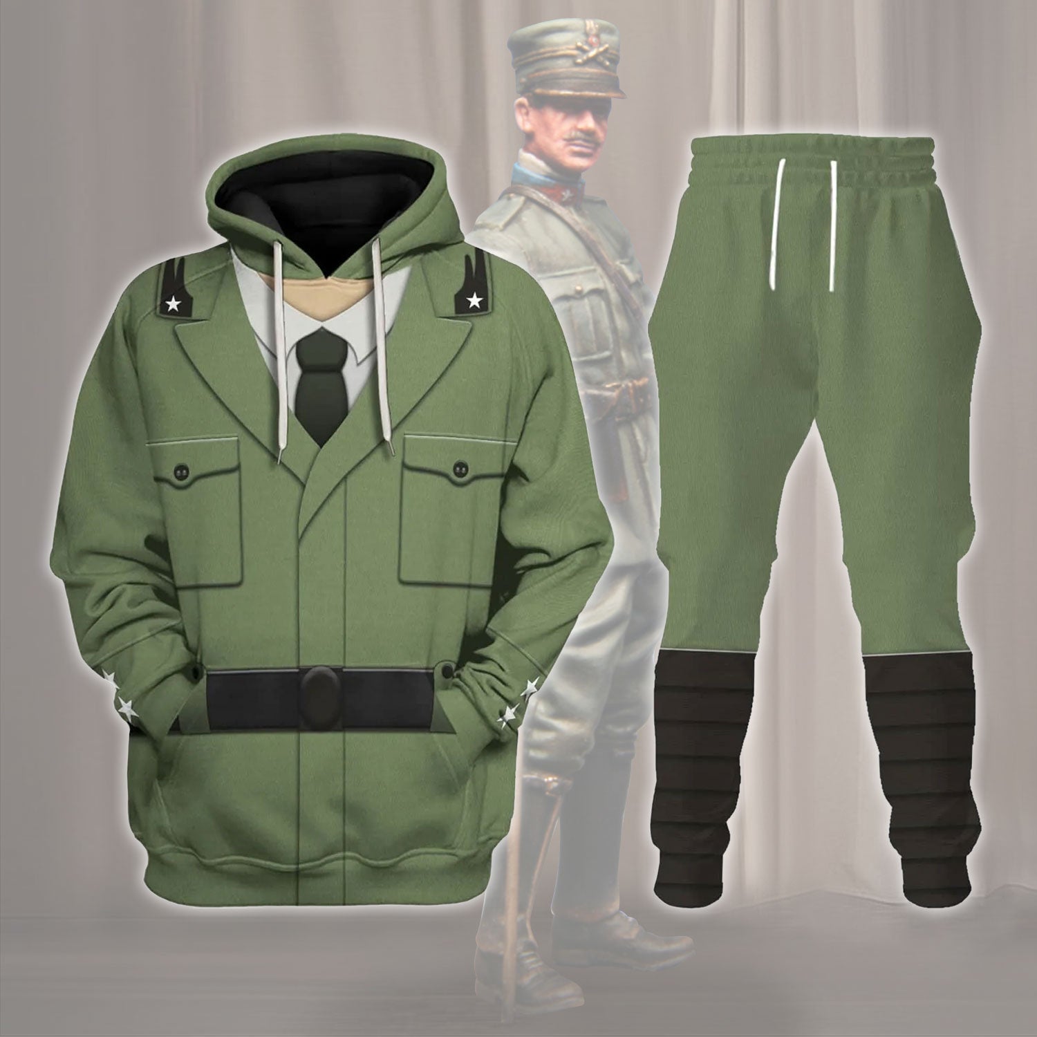 Gearhomie Italian Military WWI Costume track suit 