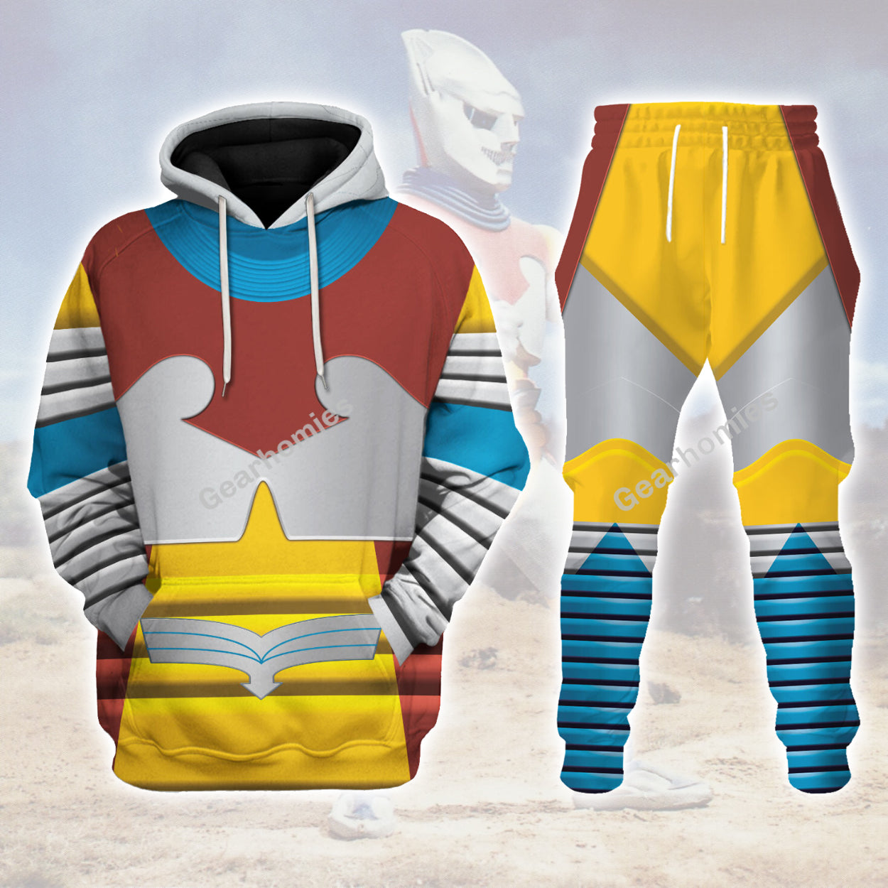 Gearhomie Jet Jaguar Godzilla Movies Costume track suit 