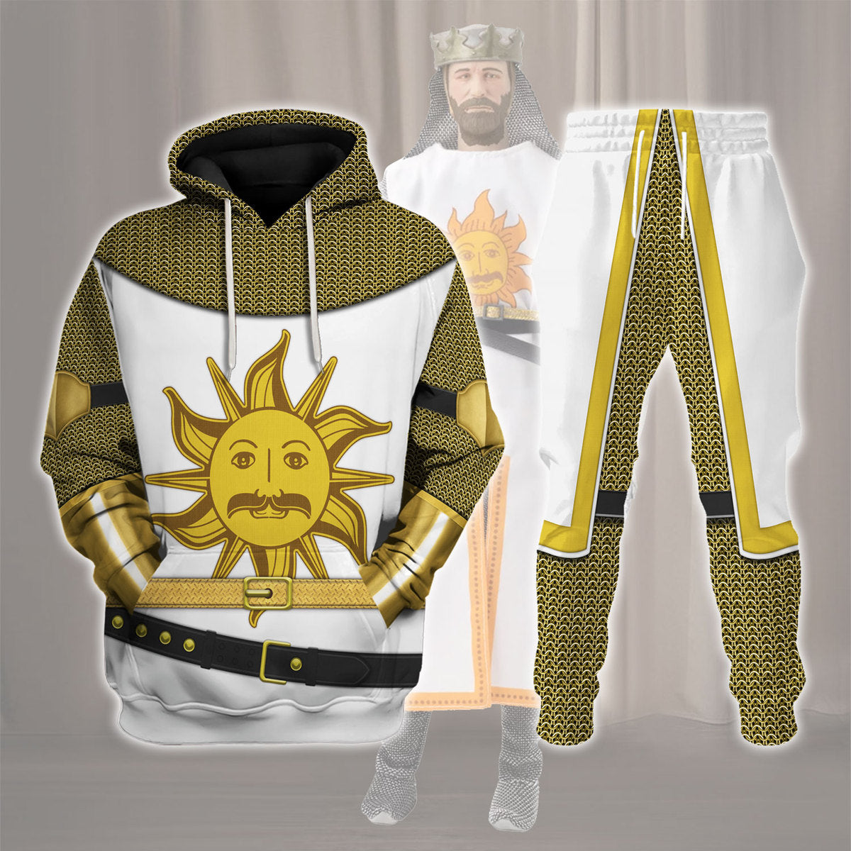 Gearhomie King Arthur Knight Costume track suit 