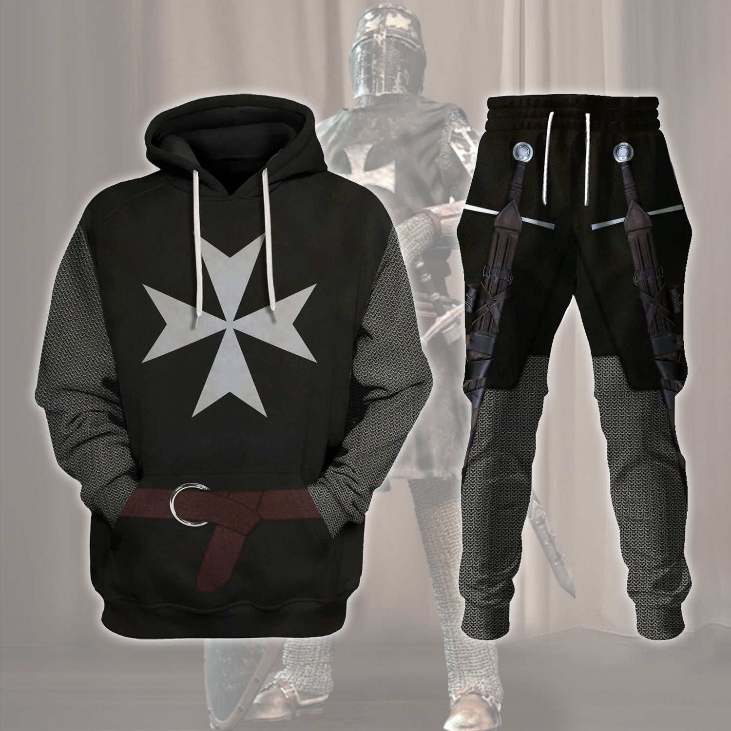 Gearhomie Knight Hospitaller Costume track suit 