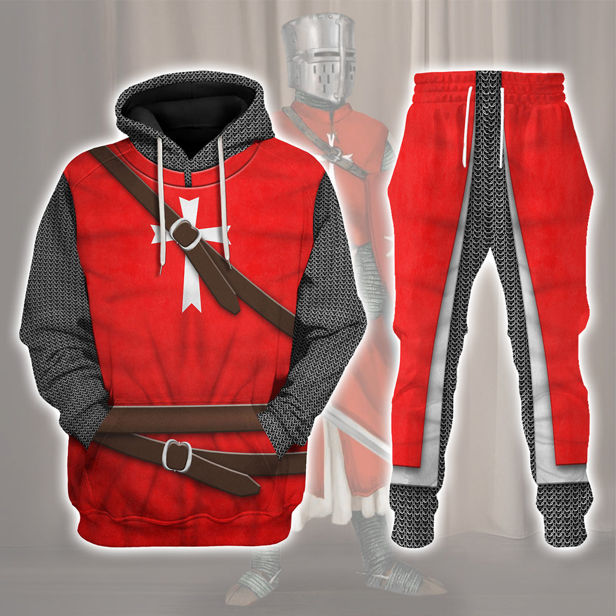 Gearhomie Knight Hospitaller of Saint John Costume track suit 