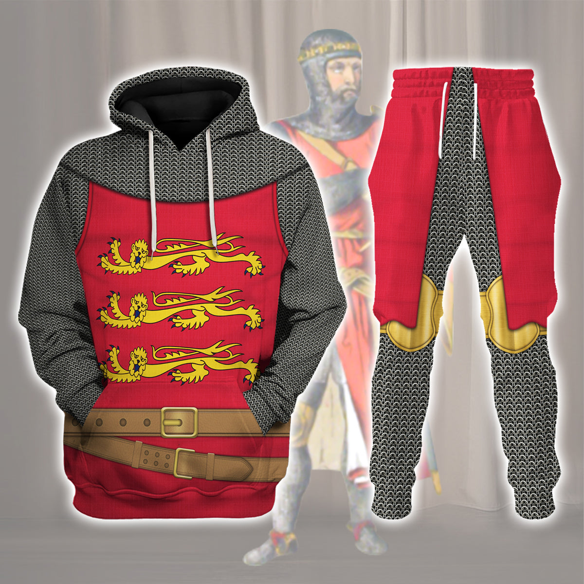 Gearhomie Knights Angevin Empire Costume track suit 