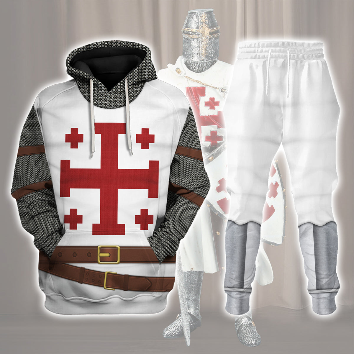 Gearhomie Knights of The Holy Sepulcher Costume track suit 