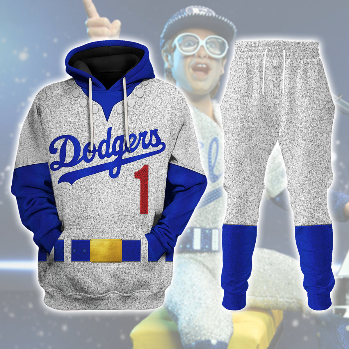 Gearhomie LAD Baseball Player Costume track suit 