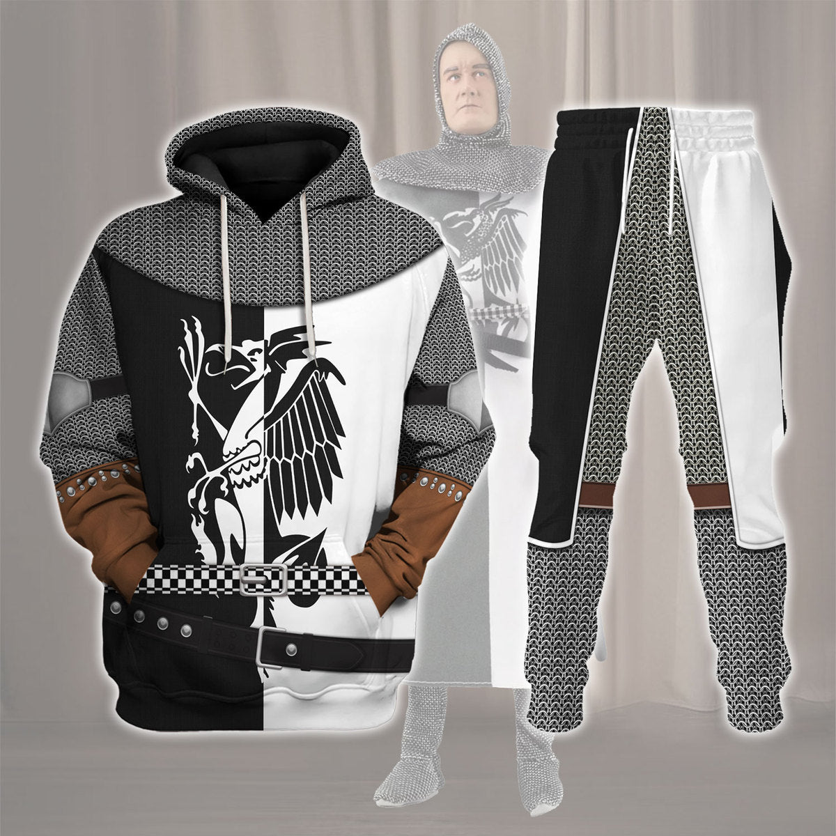 Gearhomie Lancelot Knight Costume track suit 