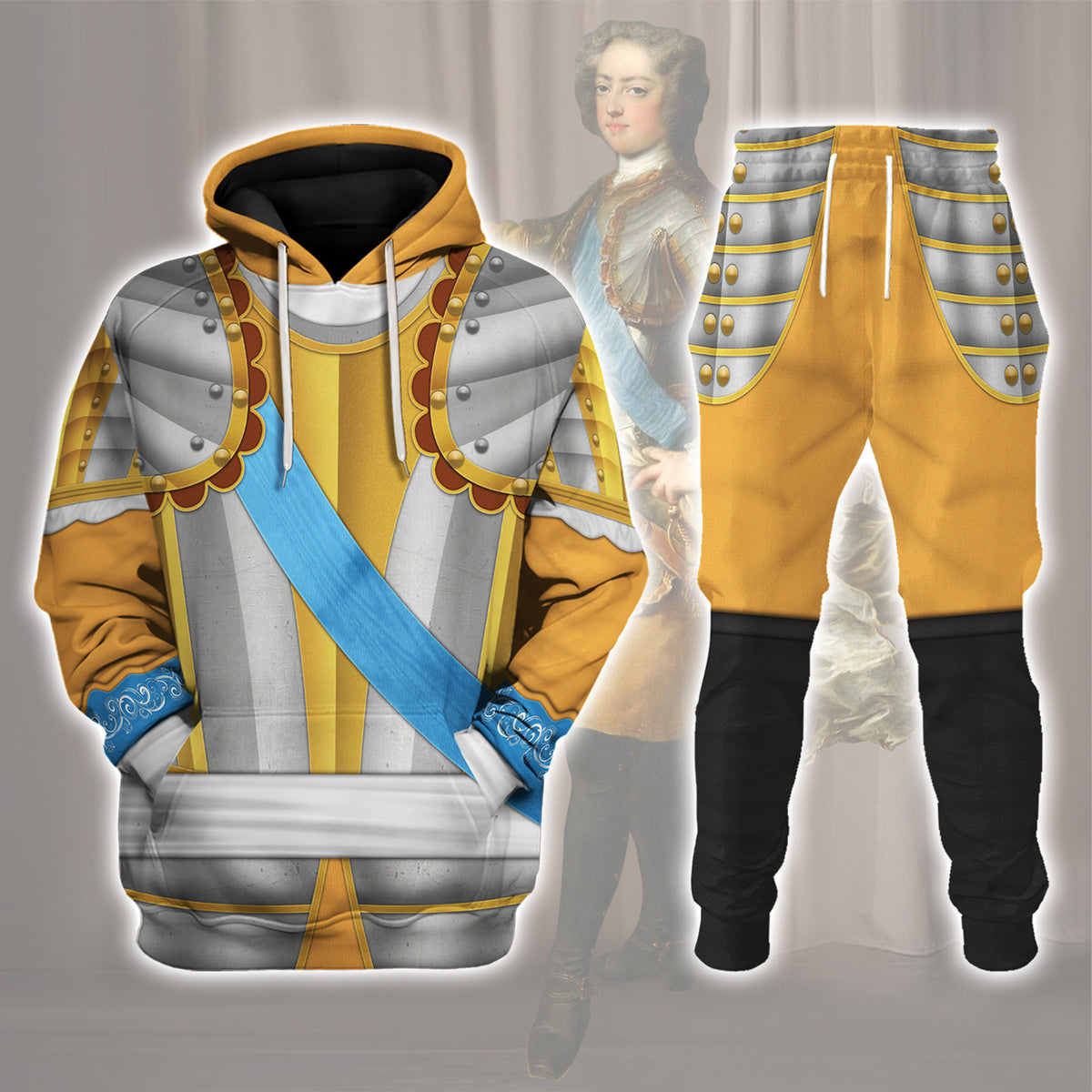 Gearhomie Louis XV of France and Navarre Costume All Over Print track suit