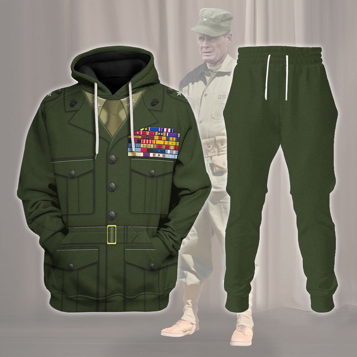 Gearhomie Lt. General Lewis B. Chesty Puller Costume track suit