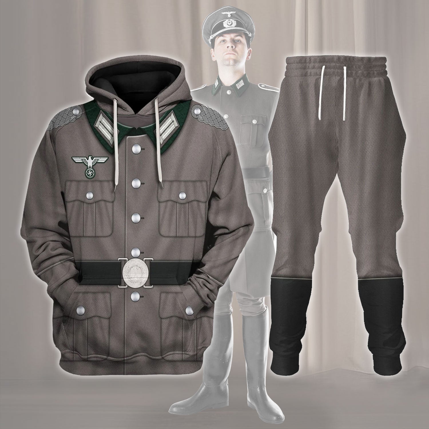 Gearhomie M40 Tunic German Army Heer World War II Costume track suit 