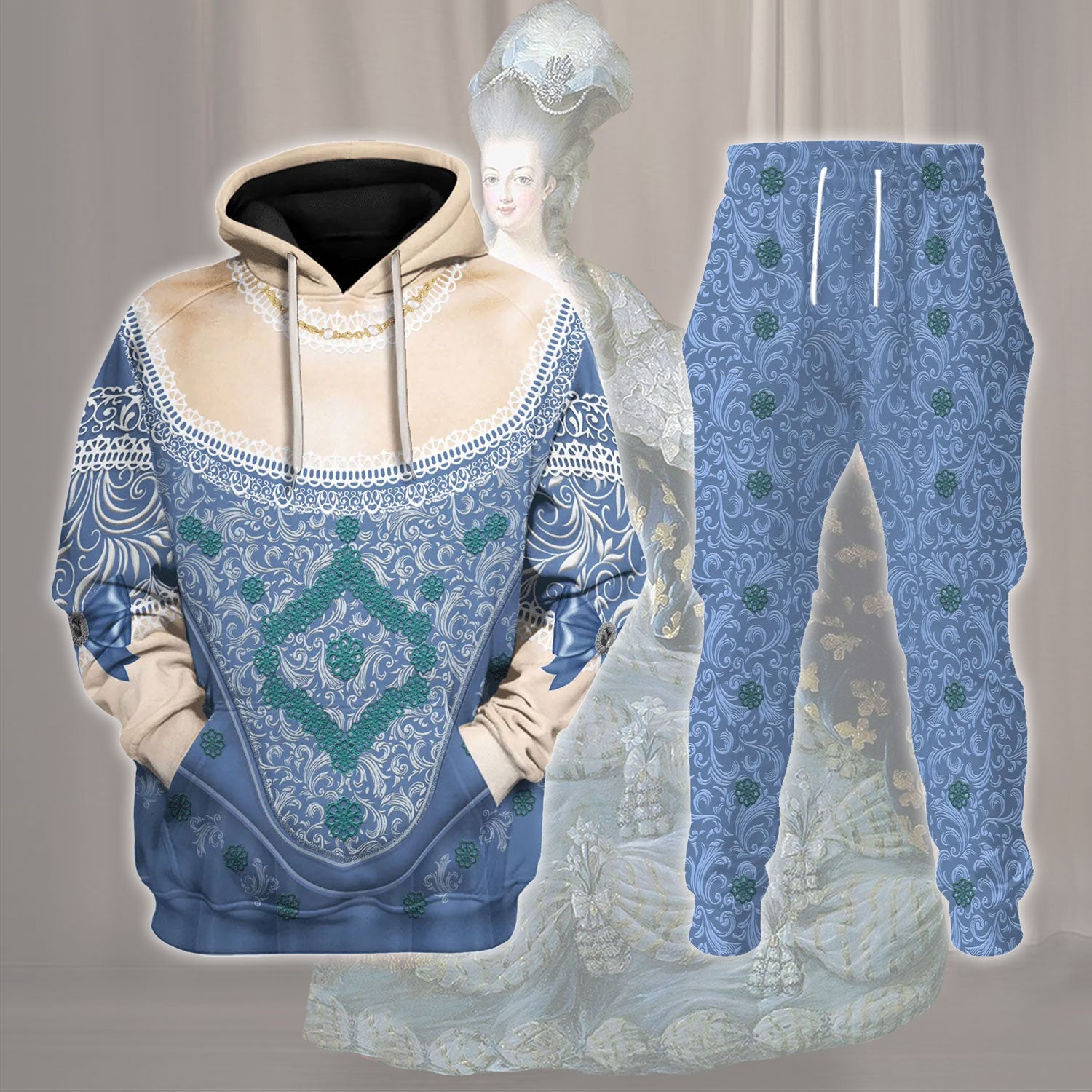 Gearhomie Marie Antoinette - Queen of France Costume track suit 