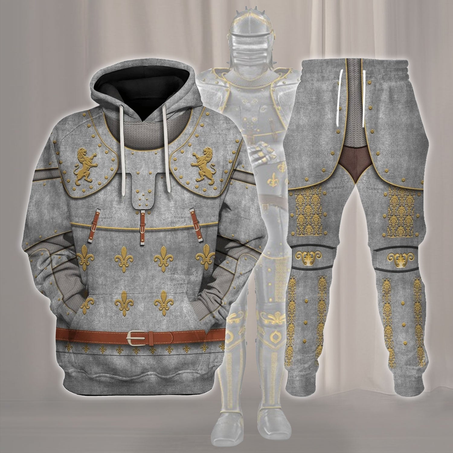 Gearhomie Medieval Suit of Armor Costume track suit