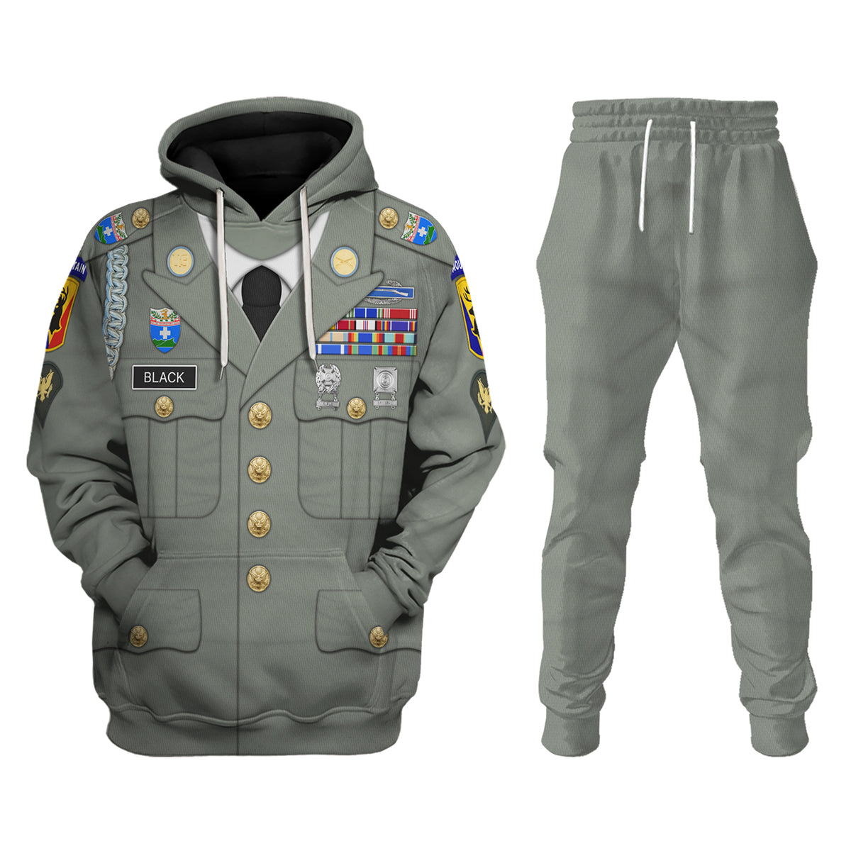 Gearhomie Military Costume track suit 