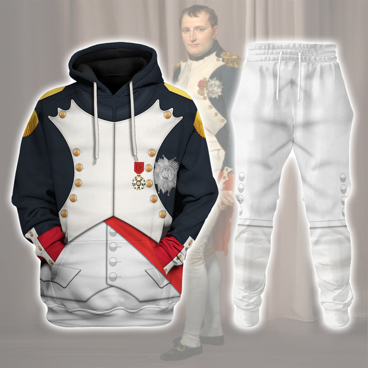 Gearhomie Napoleon I In His Grenadier Uniform All Over Print track suit