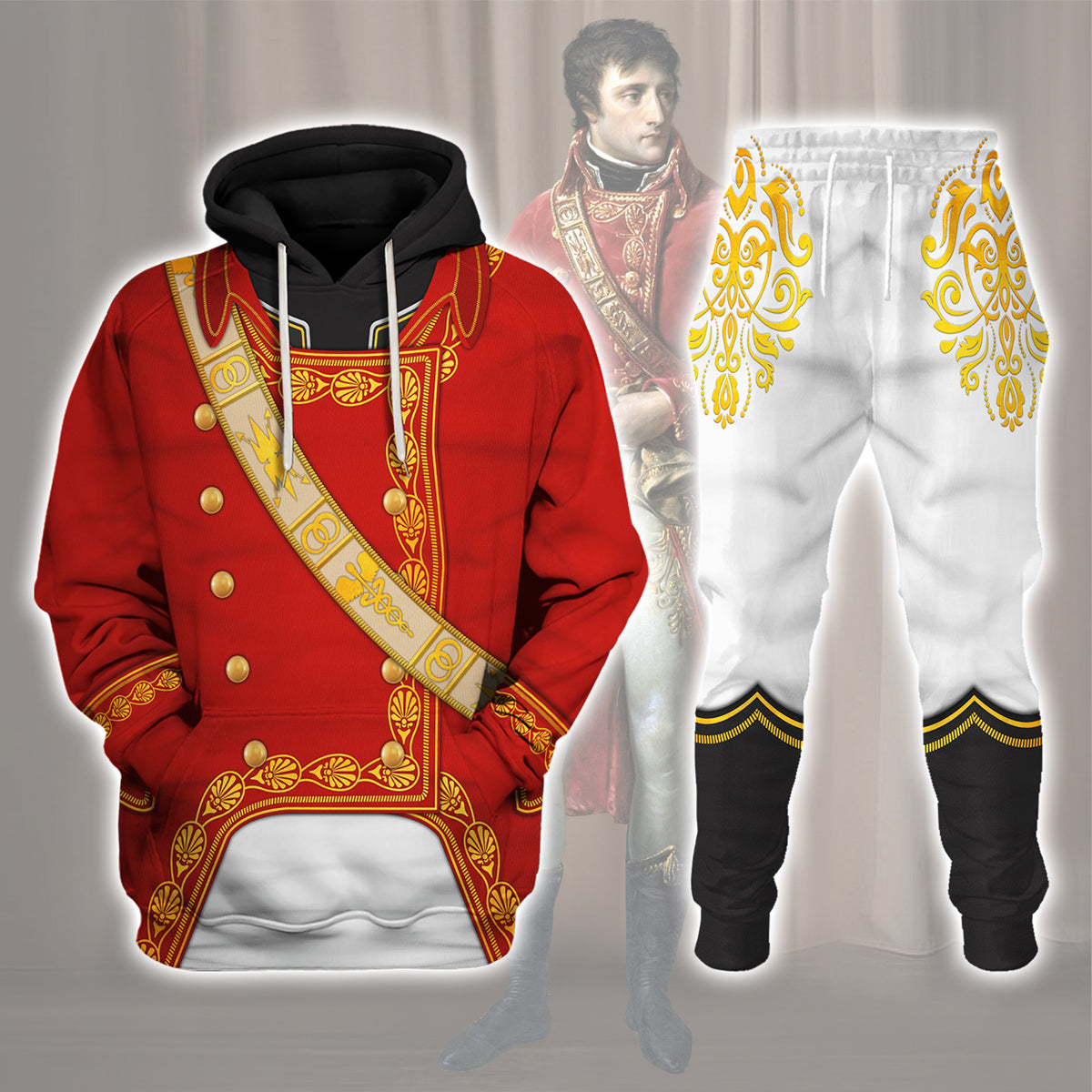 Gearhomie Napoleon I in First Consul Uniform All Over Print track suit 